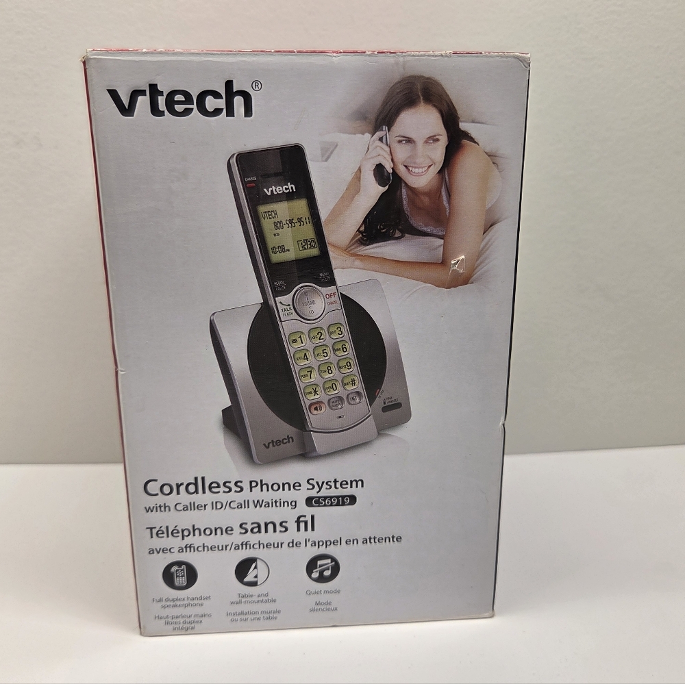 Vtech Cordless Phone System Caller ID Call Waiting New In Box 2015 Landline